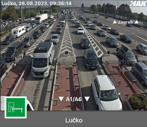 HAK - Upozorenje: Uočena je srna između čvorova Vrbovsko i Ravna gora na autocesti A6