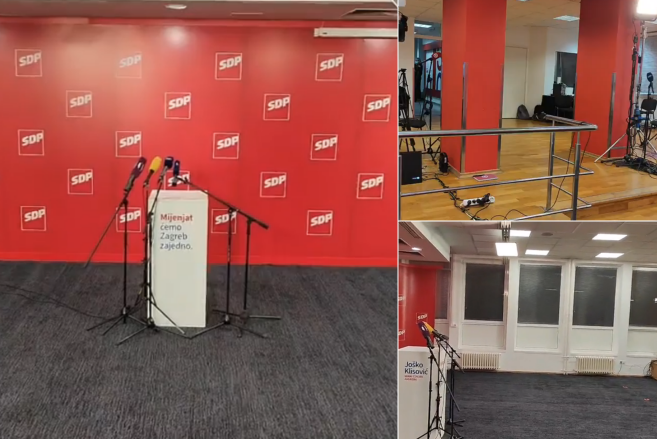 ŠOKANTNI PRIZORI U SDP-u! OVO JOŠ NISTE VIDJELI: U stožeru više nikoga nema! Tamo je samo naš novinar!