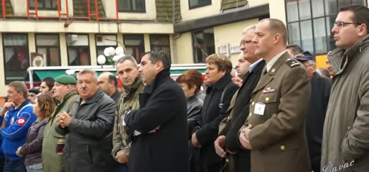 General Markač  i general Gotovina, čitanje presude,Trg Svetog Jurja, Đurđevac,16.11.2012.godine