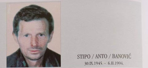 U SPOMEN - Stipo /Anto/ Banović, hrvatski branitelj