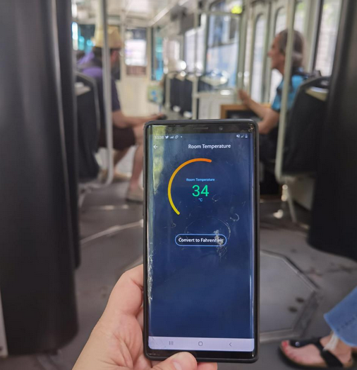 Reporterka izmjerila temperature u tramvajima: 'Ovo je pakao, tražimo sastanak s Tomaševićem'