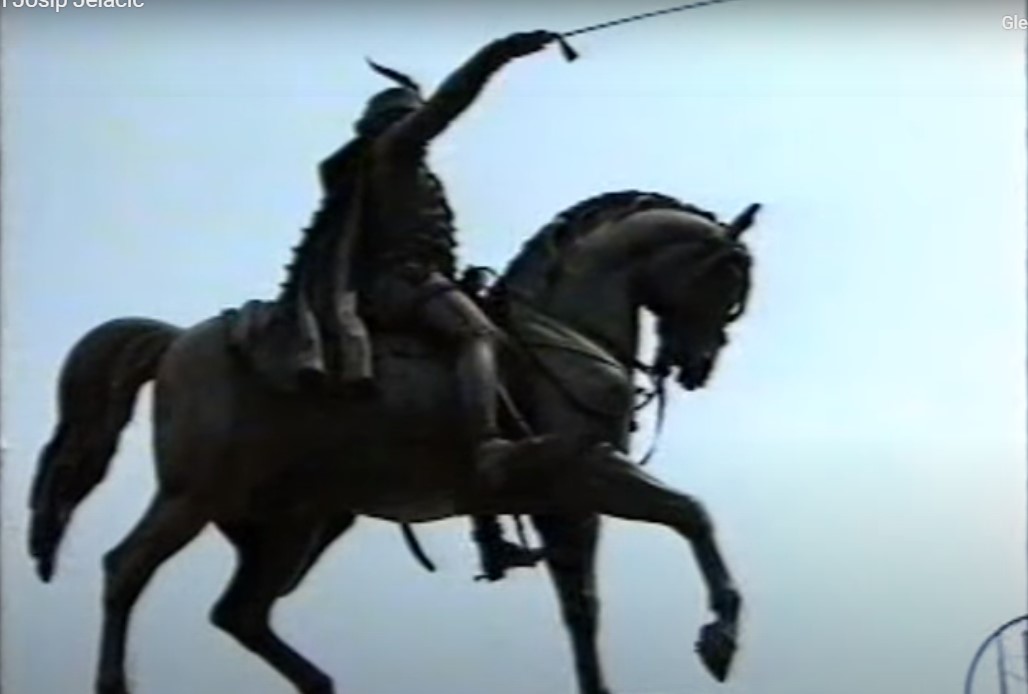16. listopada 1990. Ponovno postavljen spomenik banu Josipu Jelačiću (VIDEO)