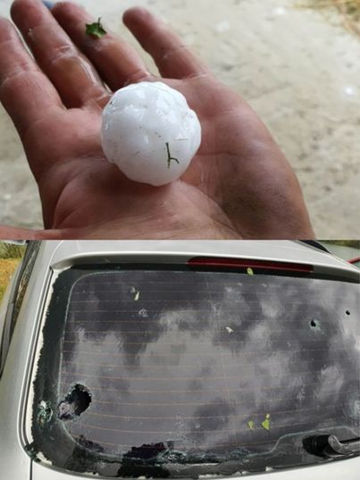Nevrijeme s jakom tučom protutnjalo Hrvatskom. U Zagrebu ozlijeđena jedna osoba