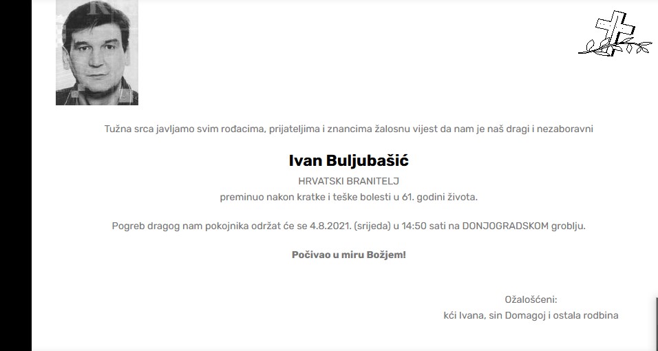 Ivan Buljubašić - Hrvatski branitelj 1960. - 2021.
