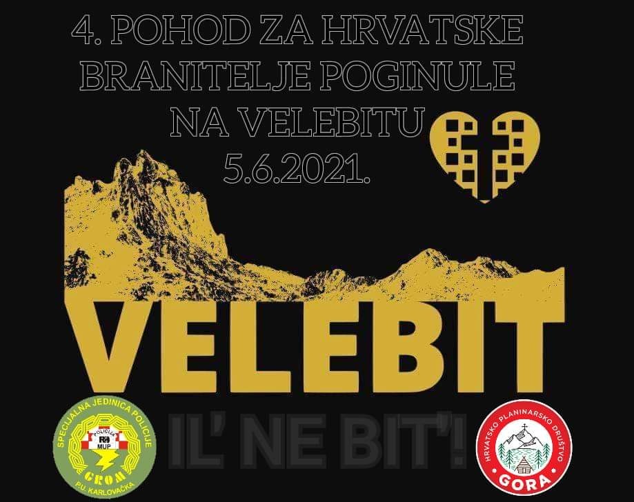 4.  Pohod za hrvatske branitelje poginule na Velebitu