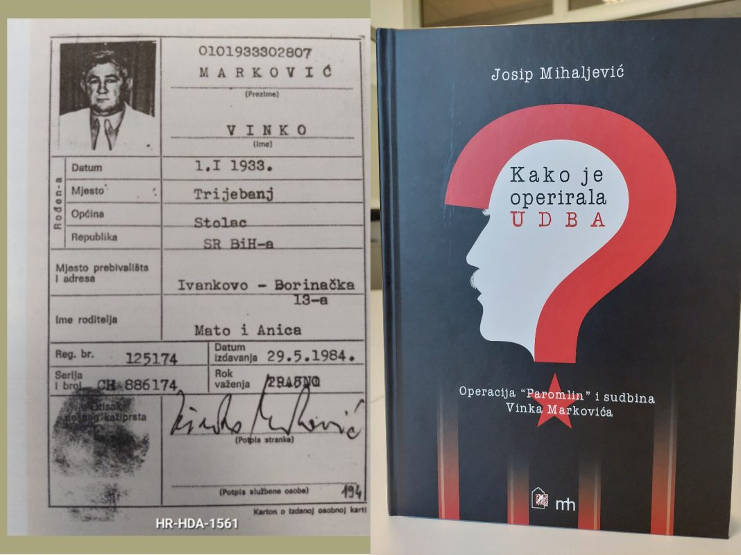‘Kako je operirala Udba’: Ne propustite predstavljanje knjige povjesničara Josipa Mihaljevića
