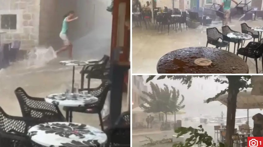 VIDEO Apokaliptične scene s Visa: 'Ljudi su bježali glavom bez obzira. Ne pamtim ovu tuču'