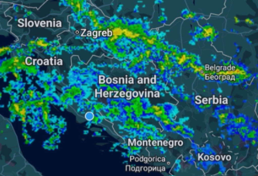 Prema Hrvatskoj juri opako nevrijeme: ‘Počelo se vrtiti, kreće prema nama’