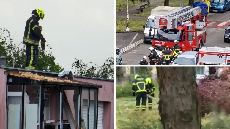 Policija o oluji u Zagrebu: Brojni auti oštećeni, u padu stabla je teško ozlijeđena maloljetnica (VIDEO)