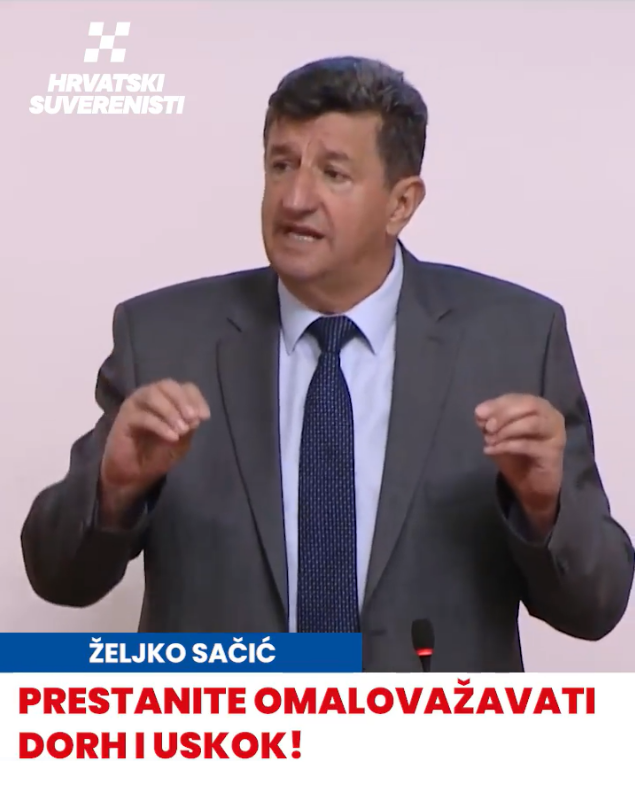 VIDEO Željko Sačić: Prestanite nezakonito prijetiti i omalovažavati, financijski zlostavljati i maltetirati DORH i USKOK!