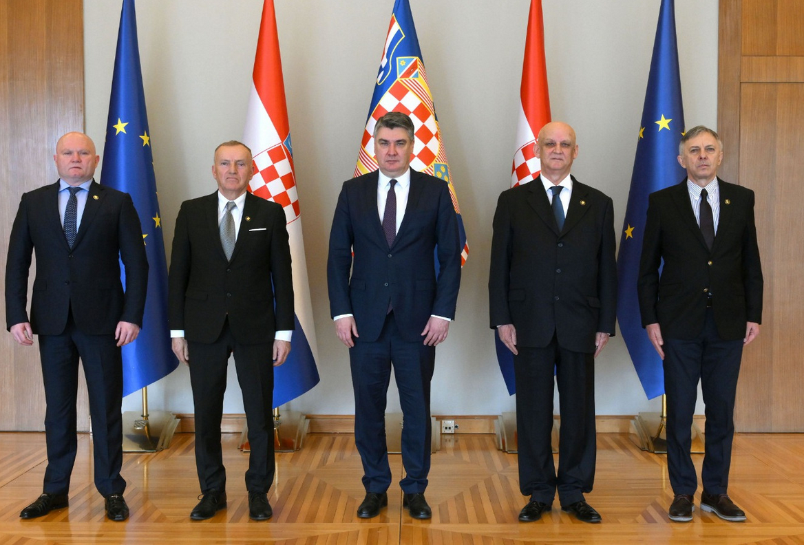 VAŽAN SUSRET NA PANTOVČAKU: Milanović razgovarao s novim vodstvom Hrvatskog generalskog zbora