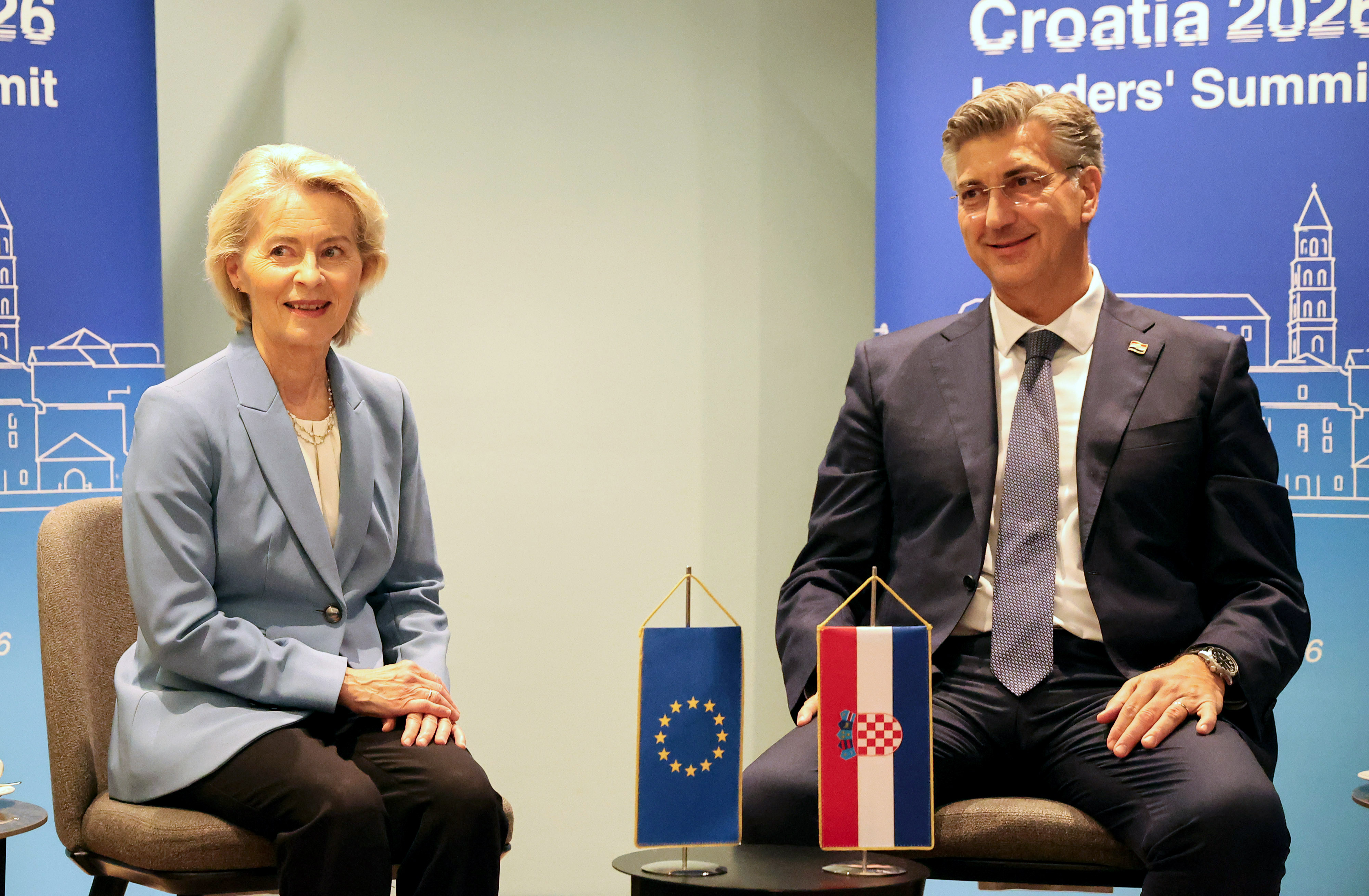 PLENKOVIĆ UGOSTIO VON DER LEYEN U SPLITU: „Dosta je preglasavanja Hrvata u BiH“