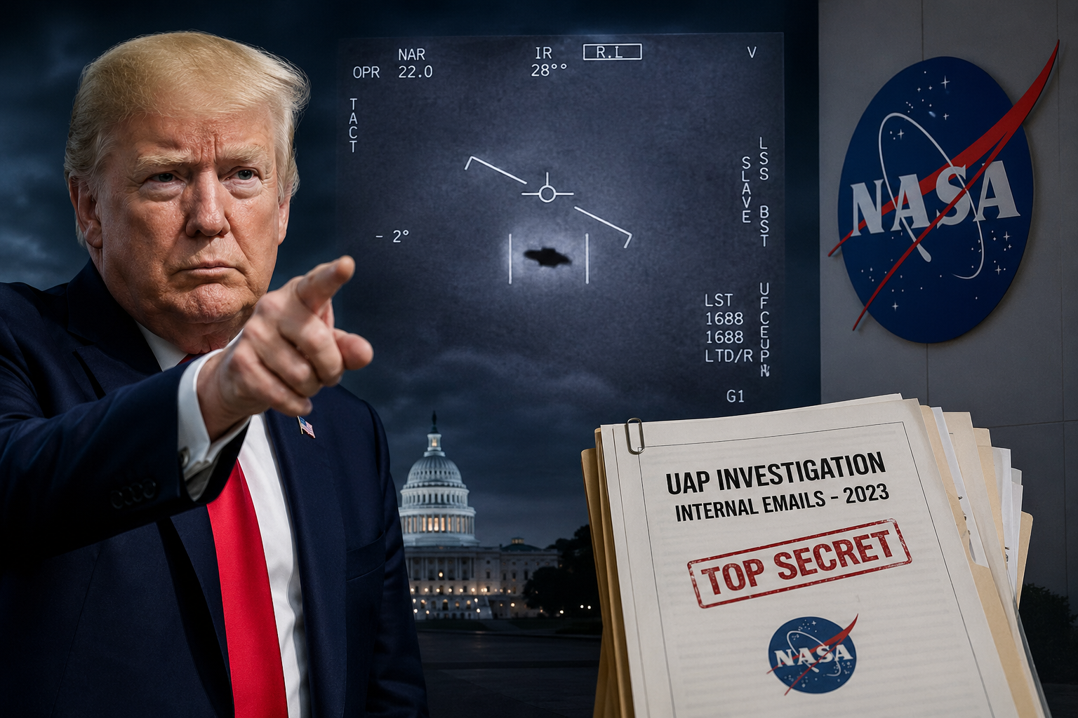 Trump najavljuje objavu podataka o NLO-ima, novi detalji otkrivaju propuste u istrazi “GoFast” slučaja
