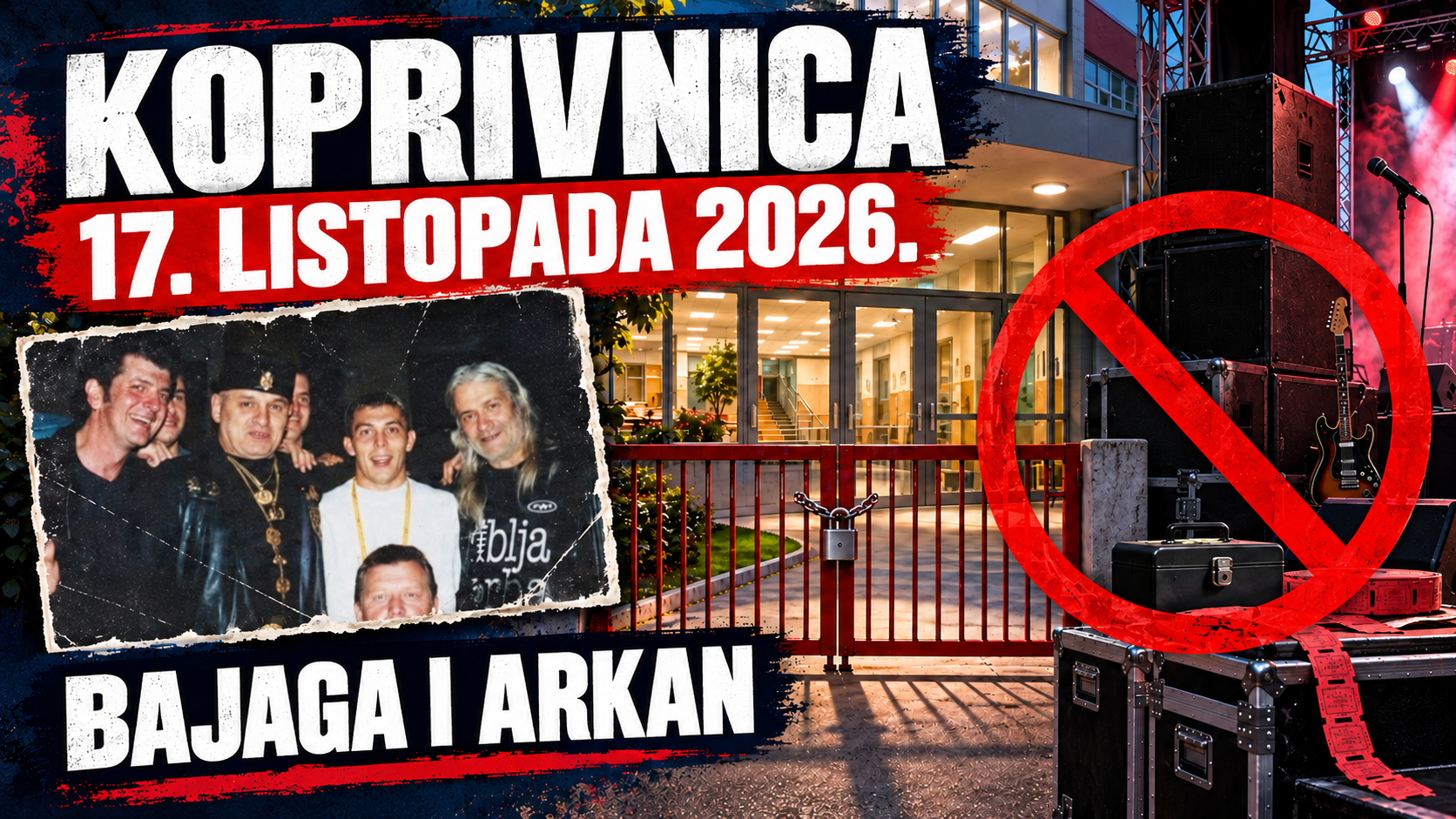 Dvorana srednje škole nije privatni klub: tko je otvorio vrata Bajaginu koncertu?