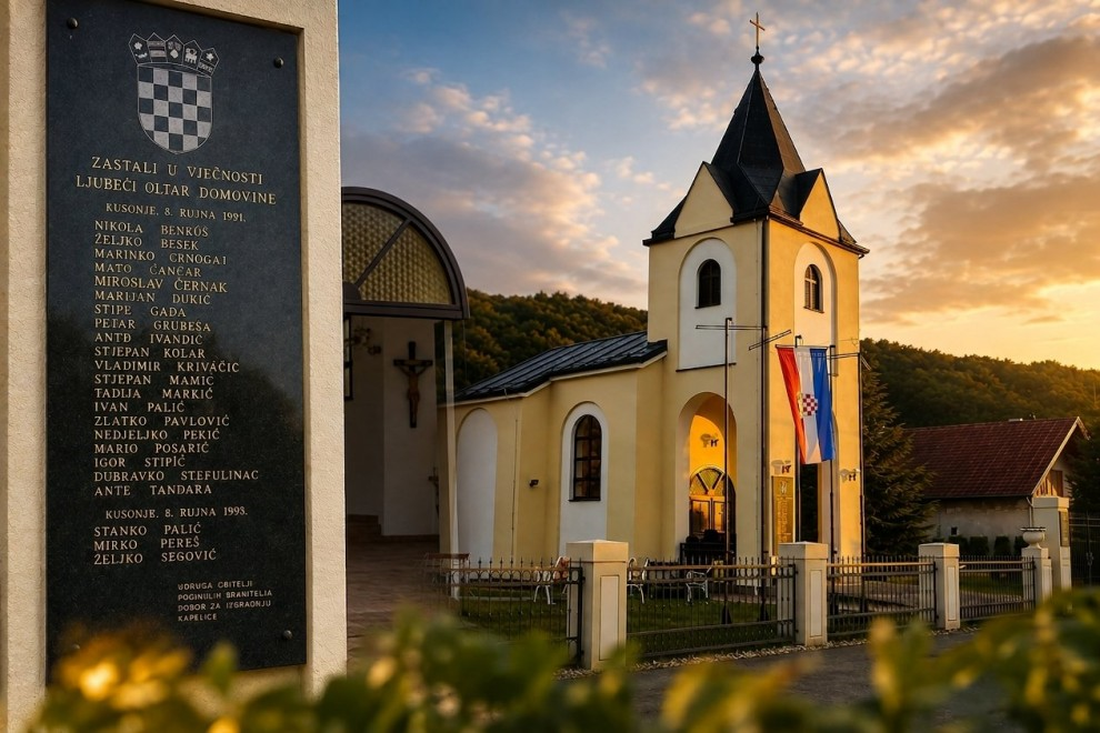 KUSONJE NISU ZABORAVLJENE: Dostojanstvom i pijetetom obilježena 35. godišnjica stradanja hrvatskih branitelja u Kusonjama