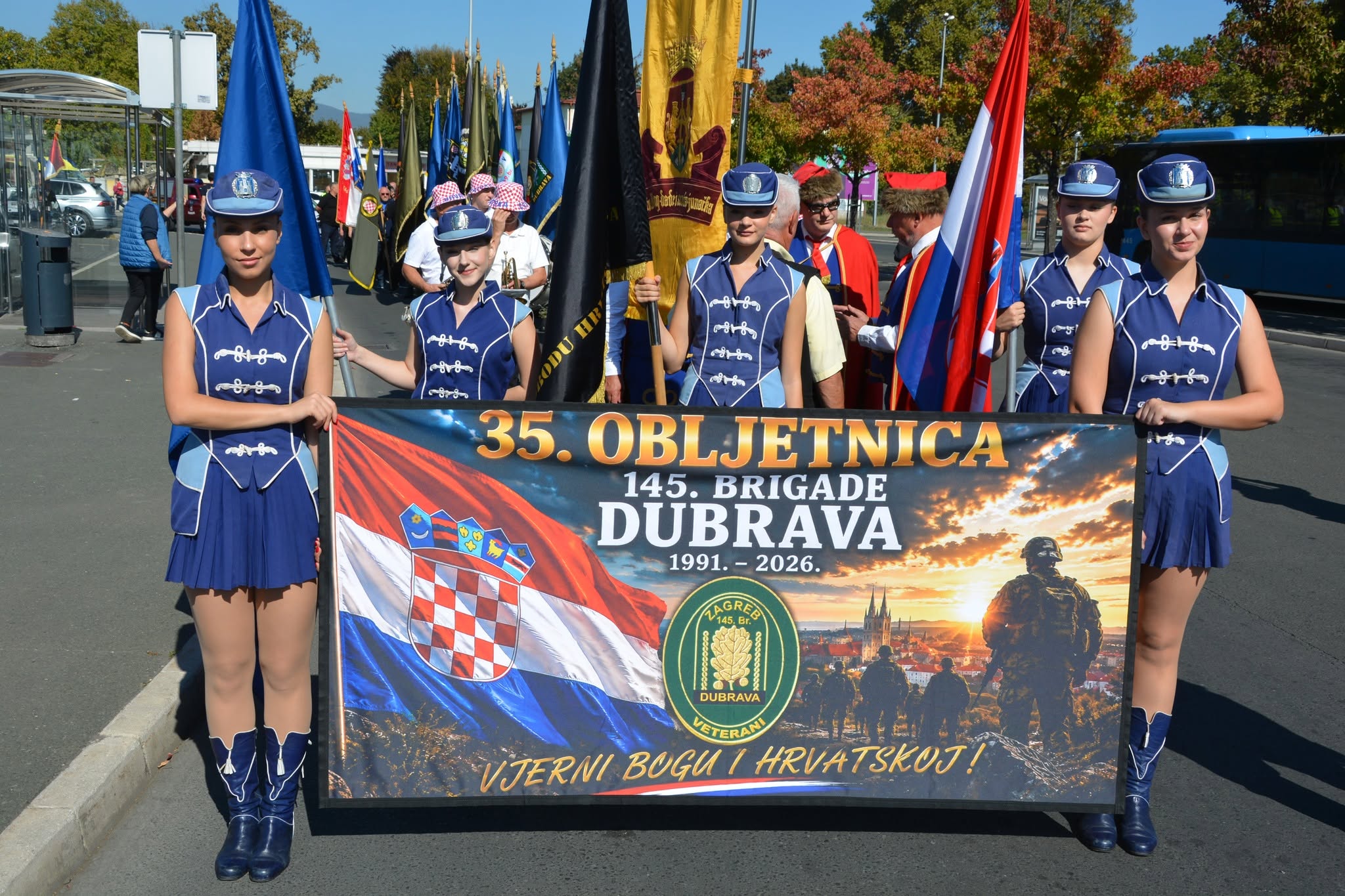 HEROJI ULICE: Veterani 145. brigade Dubrava obilježili 35. obljetnicu ustroja