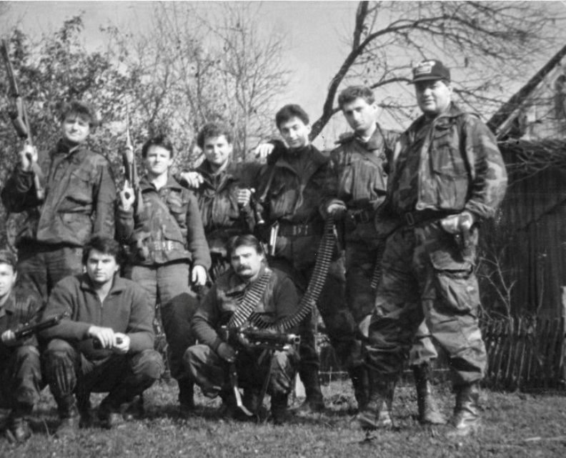 Pripadnici 2. gardijske brigade „Gromovi“ na Banovini 1991. godine