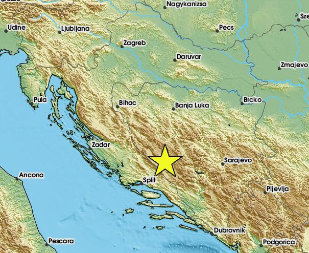 Potres kod Splita uznemirio građane, podrhtavanje osjetilo i stanovništvo u dijelu BiH