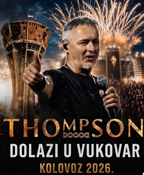 Velik odaziv za Thompsonov koncert u Vukovaru: Tim objavio da je prodano oko 80.000 ulaznica
