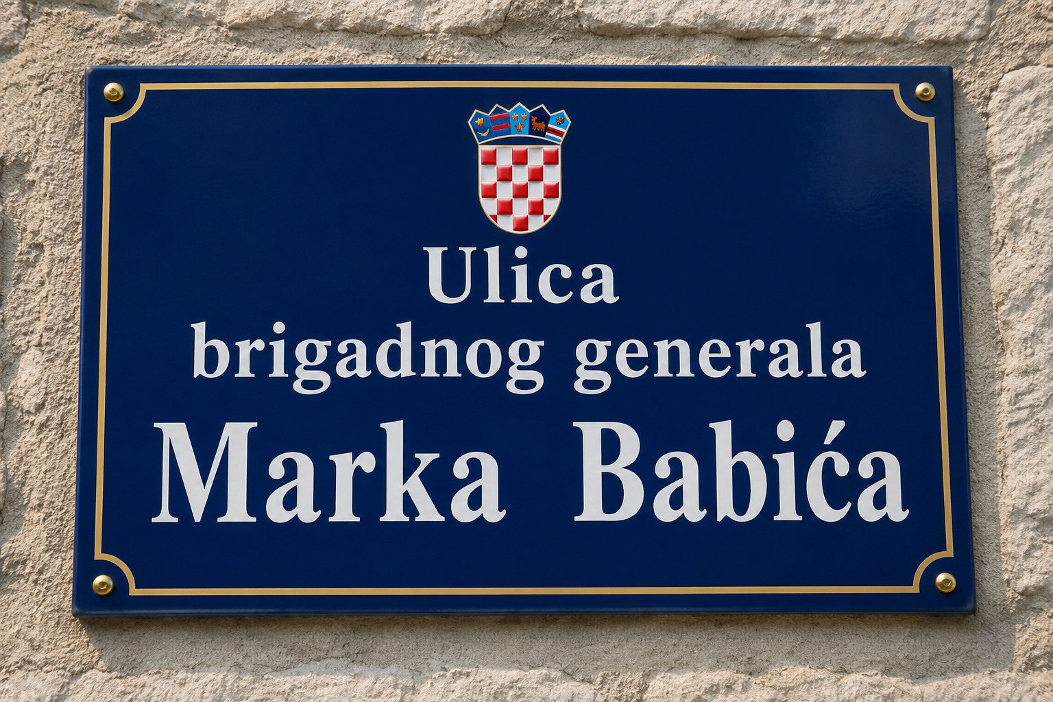 HEROJ TRPINJSKE CESTE DOBIVA ULICU U SINJU: Marko Babić konačno dobiva mjesto koje zaslužuje