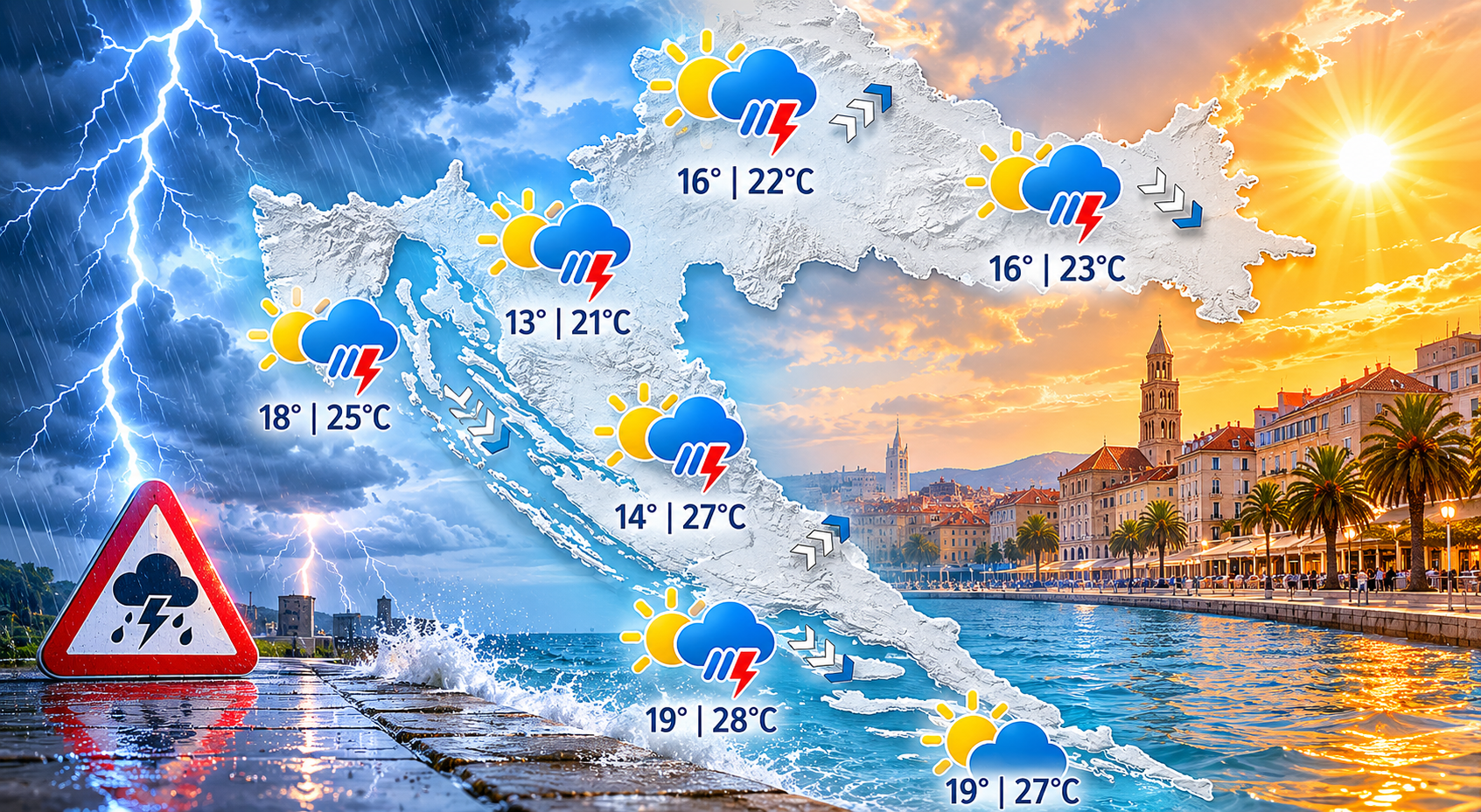 Nakon rekordno toplog proljeća Hrvatsku očekuje ljeto s izraženim vrućinama