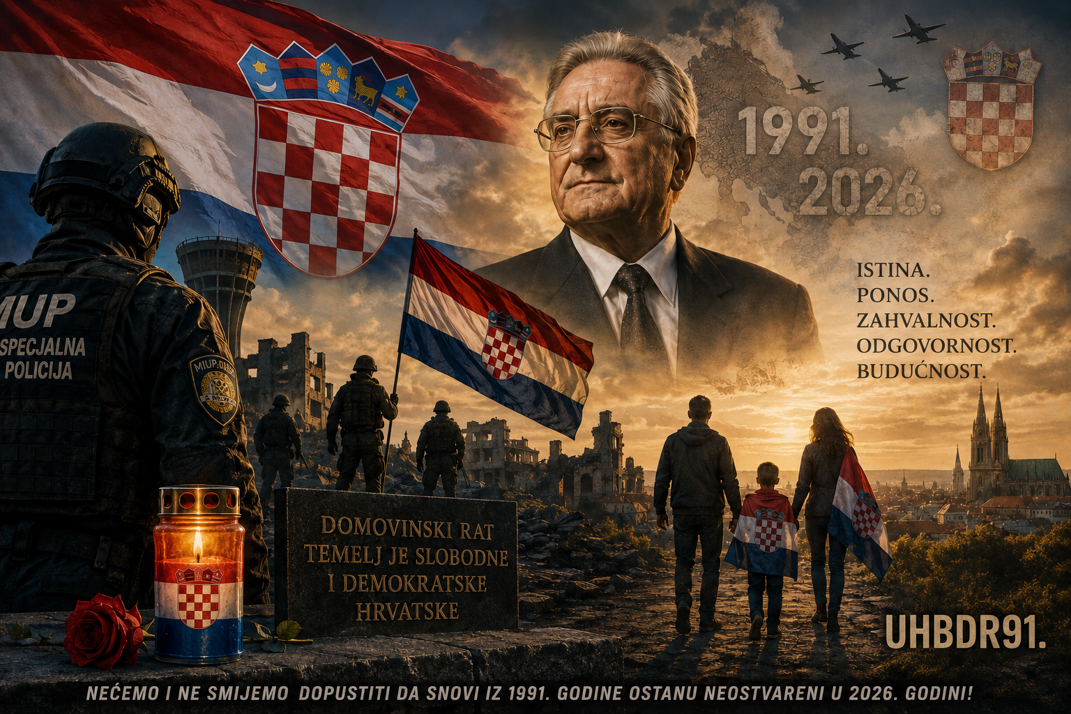 PRIOPĆENJE UHBDR91. U POVODU OBLJETNICE POČETKA VELIKOSRPSKE AGRESIJE NA REPUBLIKU HRVATSKU