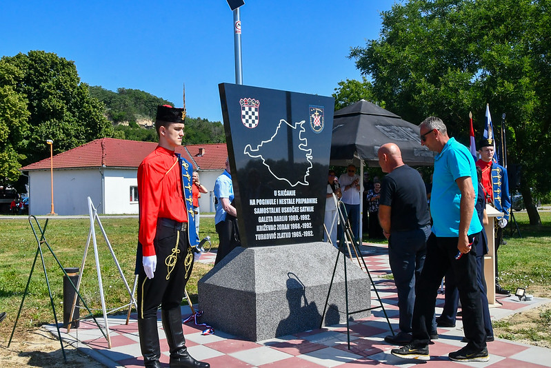 U Batini otkriveno spomen-obilježje hrabrim pripadnicima Samostalne uskočke satnije