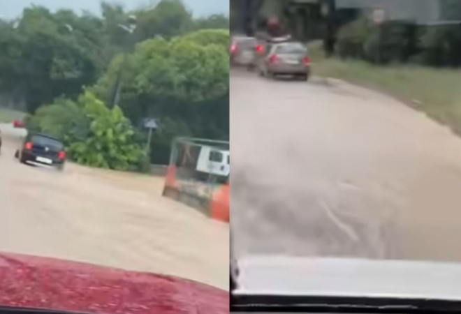 Potpuni kaos u Dalmaciji: Ulice potopljene, auti upadali u šahtove, vjetar čupao ograde