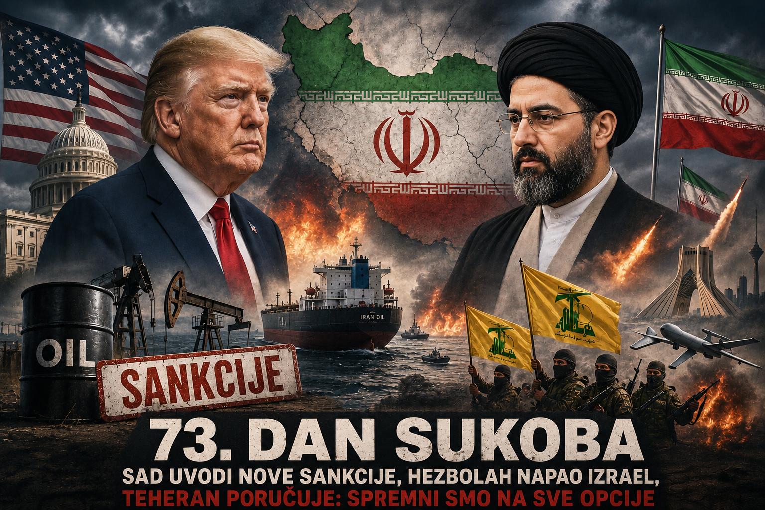 SAD pojačava pritisak na Iran: Nove sankcije, prijetnje odgovorom i krhko primirje na rubu sloma