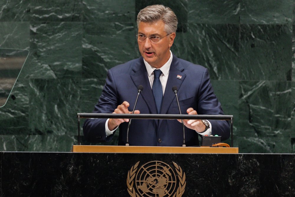 Plenković prozvao Srbiju pred UN-om: "Vojne i službene počasti dodijeljene Mladiću bile su uvreda žrtvama"
