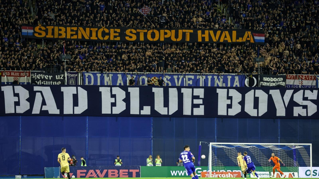 MAKSIMIR ODJEKIVAO ŠIBENSKOM PJESMOM: Boysi u 35. minuti poslali snažnu poruku Šibenčanima