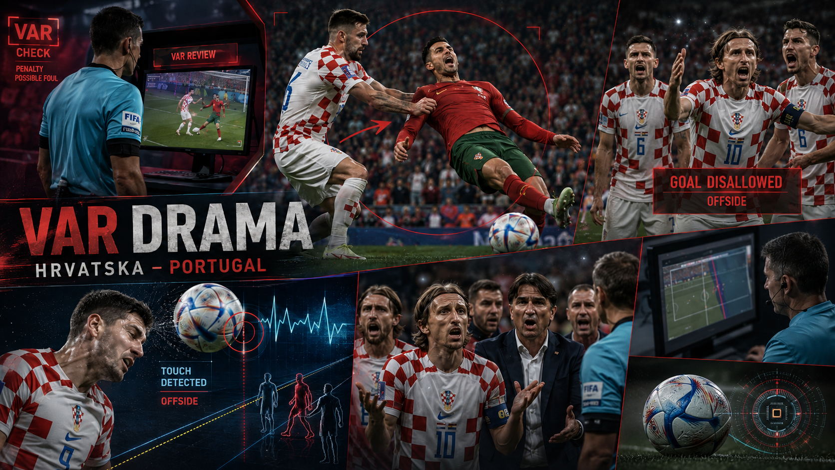 FIFA, sudačke pogreške, VAR, SP 2026. (IV dio) - FIFA nakon ovoga nema opravdanje: HNS traži snimku koja je izbacila Hrvatsku