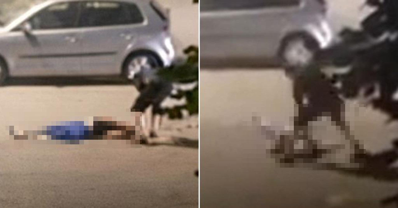 UŽAS U SLAVONSKOM BRODU Uznemirujući prizori, bespomoćnog mladića tukli, gazili i vukli po cesti u centru grada
