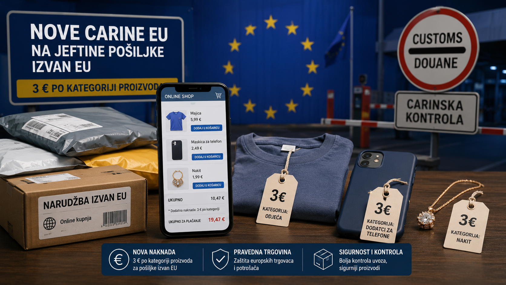 Kraj ere jeftinih paketa iz Kine: Shein, Temu i slične platforme od 1. srpnja postaju skuplje
