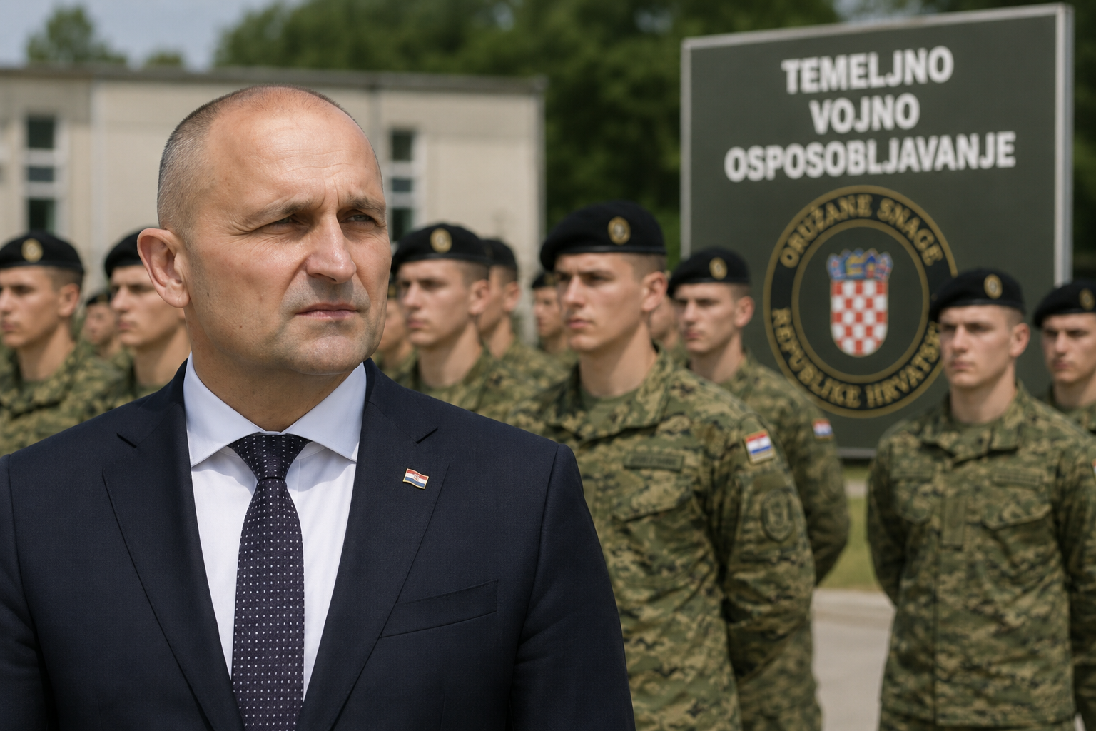 Anušić zadovoljan prvom generacijom ročnika: Više od 260 mladih želi ostati u Hrvatskoj vojsci