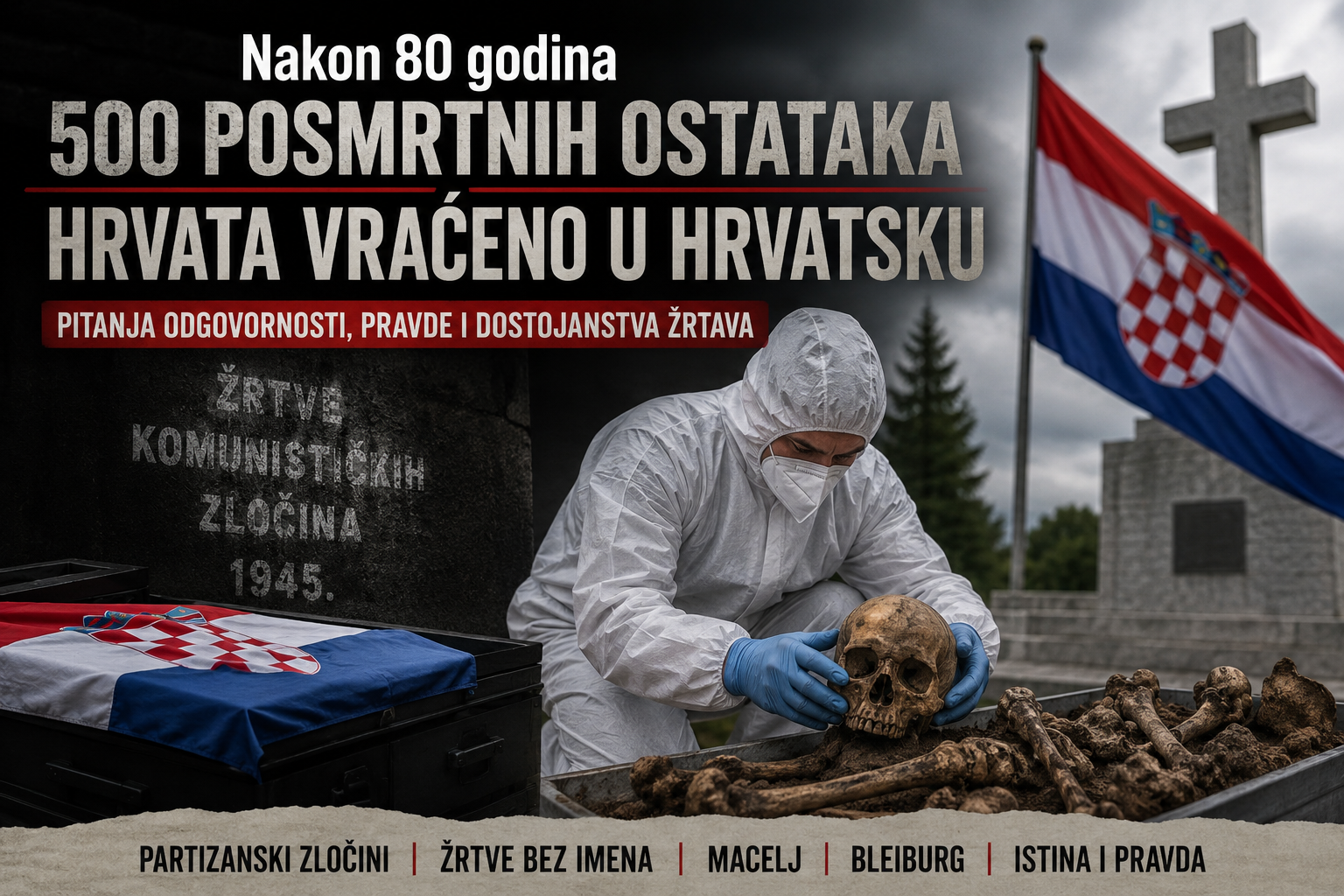 Mladen Pavković: Strahota. Vraćaju nam kosti Hrvata u vrećama, kao – brojeve!