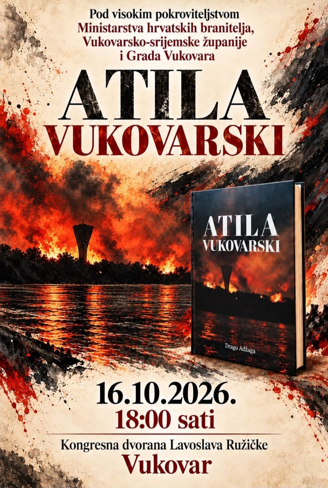 U Vukovaru predstavljanje monografije „Atila Vukovarski“: priča o bojniku Alfredu Hillu