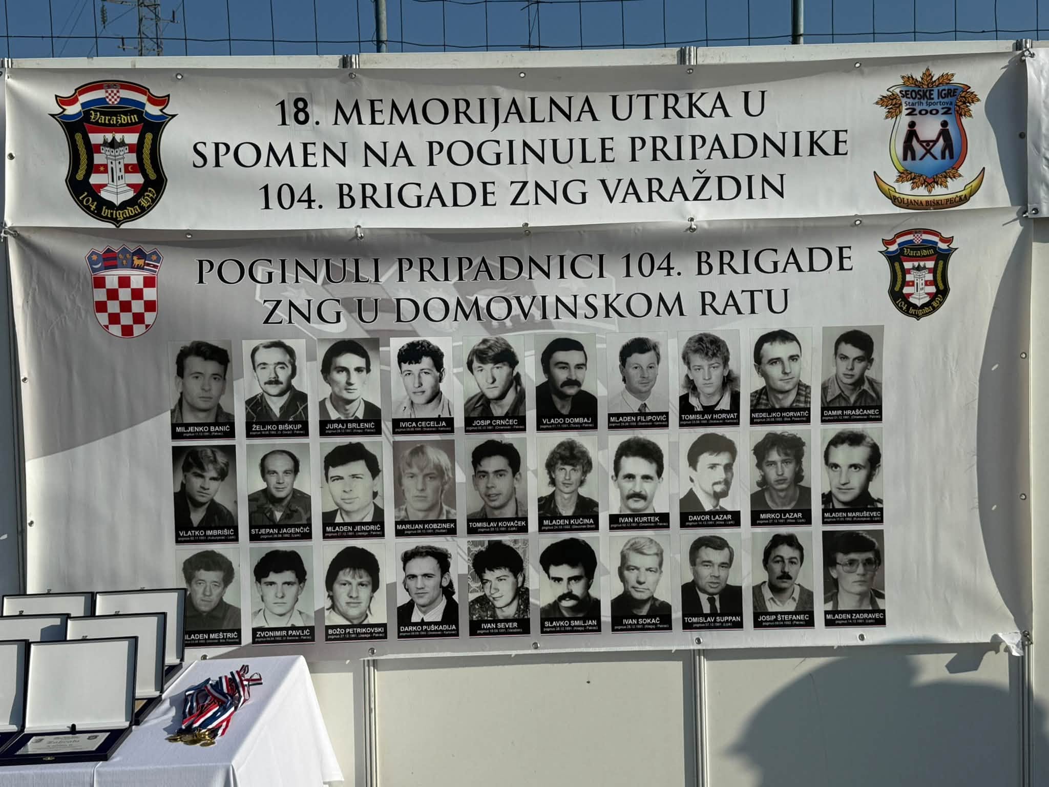U Poljani Biškupečkoj održana 18. memorijalna utrka u spomen na 30 poginulih pripadnika 104. brigade