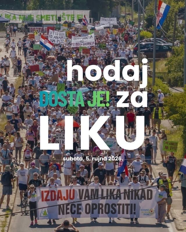 Sindikat znanosti stao uz prosvjed za Liku: „Nema ničeg domoljubnijeg nego stati uz građane koji traže zaštitu zdravlja i okoliša“