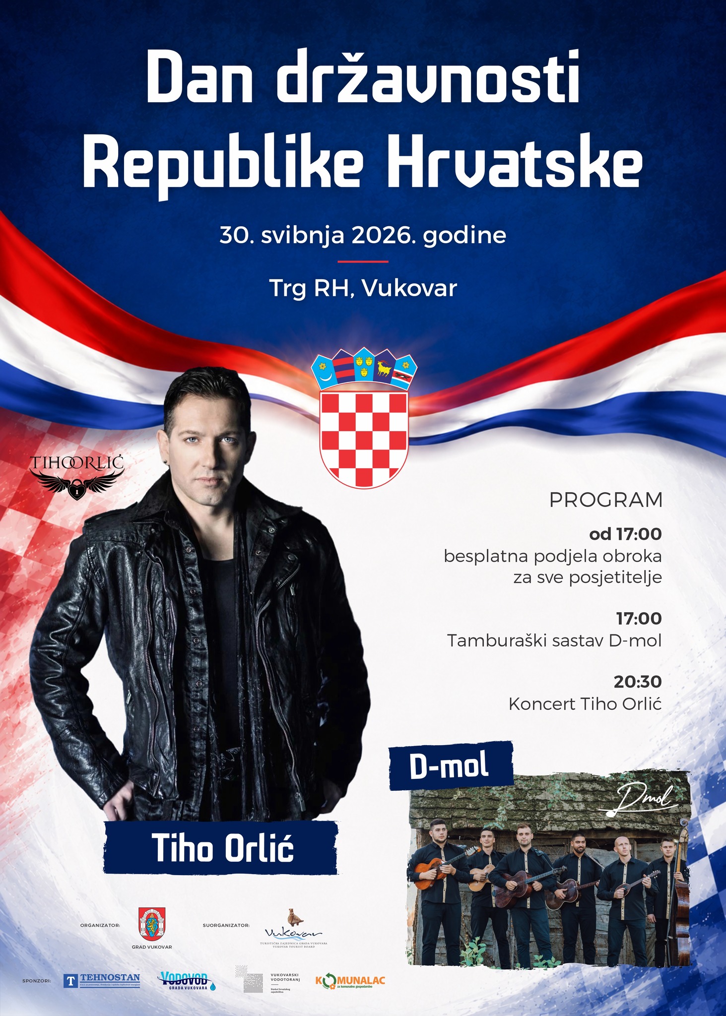 Dan državnosti u Vukovaru: Grad heroj okuplja građane uz domoljubni program