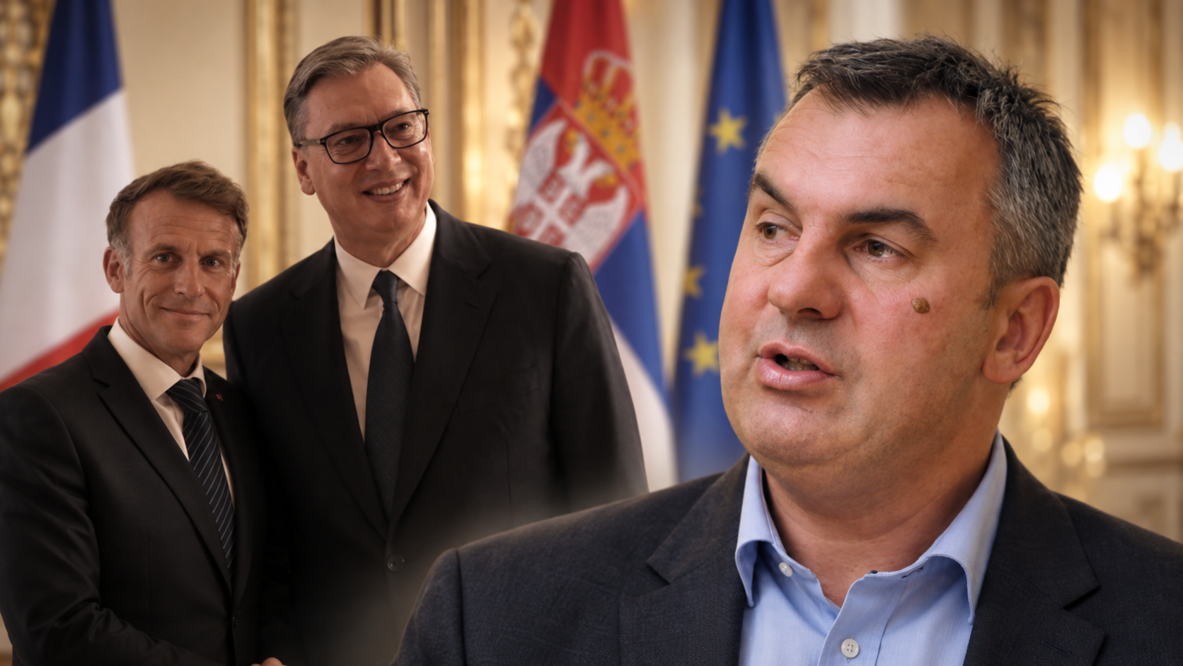 Tihomir Dujmović uz prikaz susreta francuskog predsjednika Emmanuela Macrona i srbijanskog predsjednika Aleksandra Vučića u Parizu