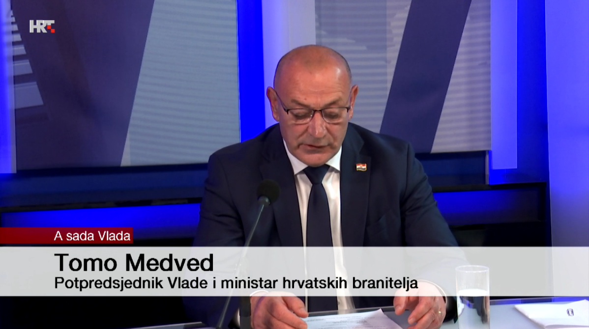 Medved: Politička stabilnost i očuvanje vrijednosti Domovinskog rata ostaju prioritet Vlade