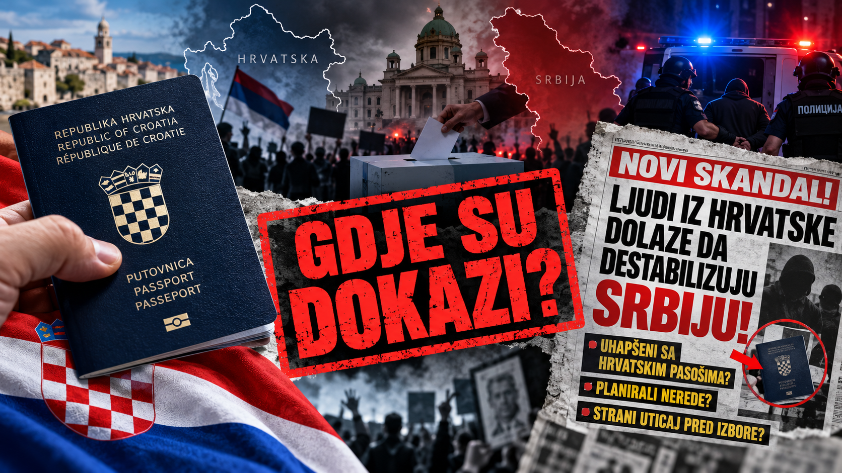 Informer opet udara po Hrvatskoj: Hrvatske putovnice proglasili „ustaškima“, a dokaze za rušenje Srbije nisu pokazali