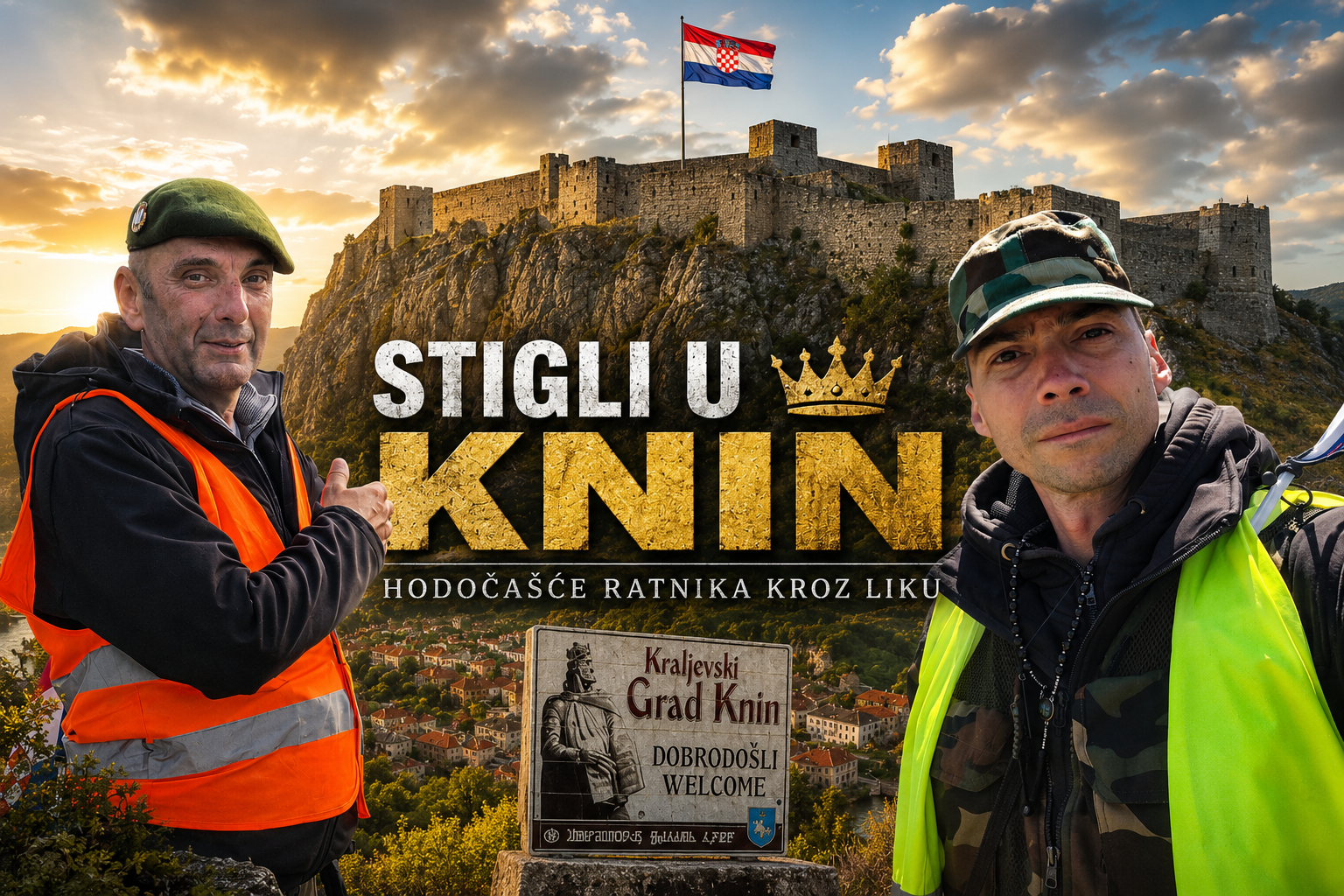 Uspješno završena etapa Gračac – Knin: Hodočasnici nakon više od 50 kilometara stigli u kraljevski grad