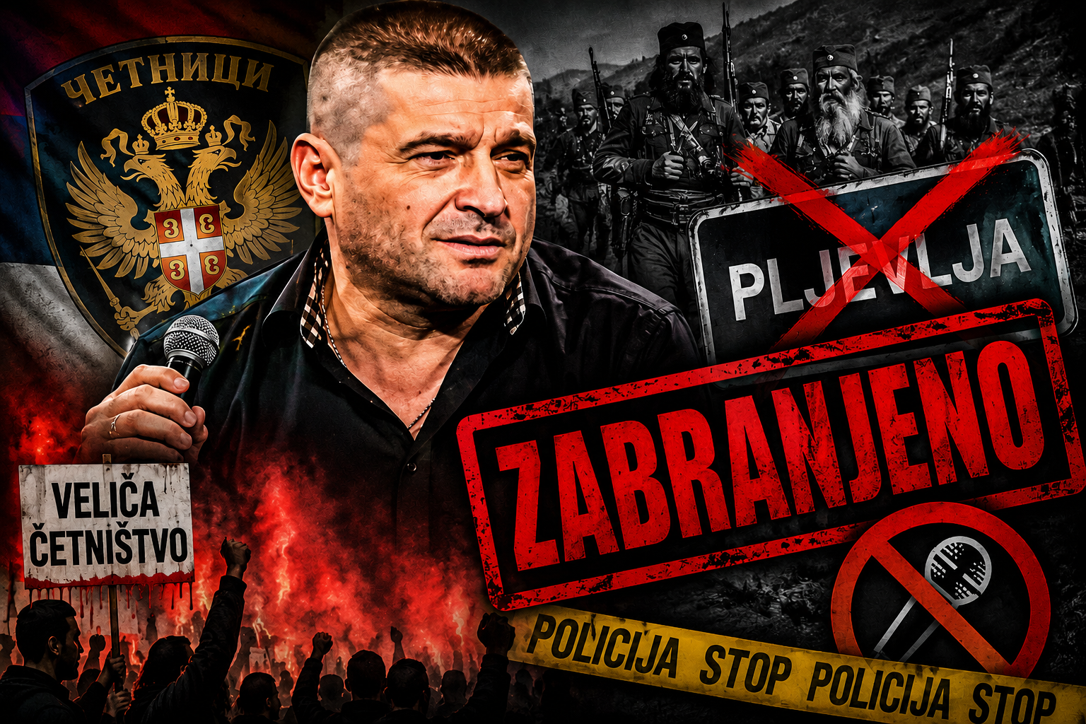 Podgorica zabranila nastup Baje Malog Knindže, iz Srbije stigle burne optužbe: “Crnogorske ustaše!”
