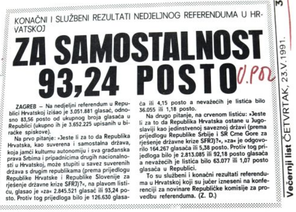 Mladen Pavković: 1991. „svi“ su bili za Hrvatsku, a danas….?