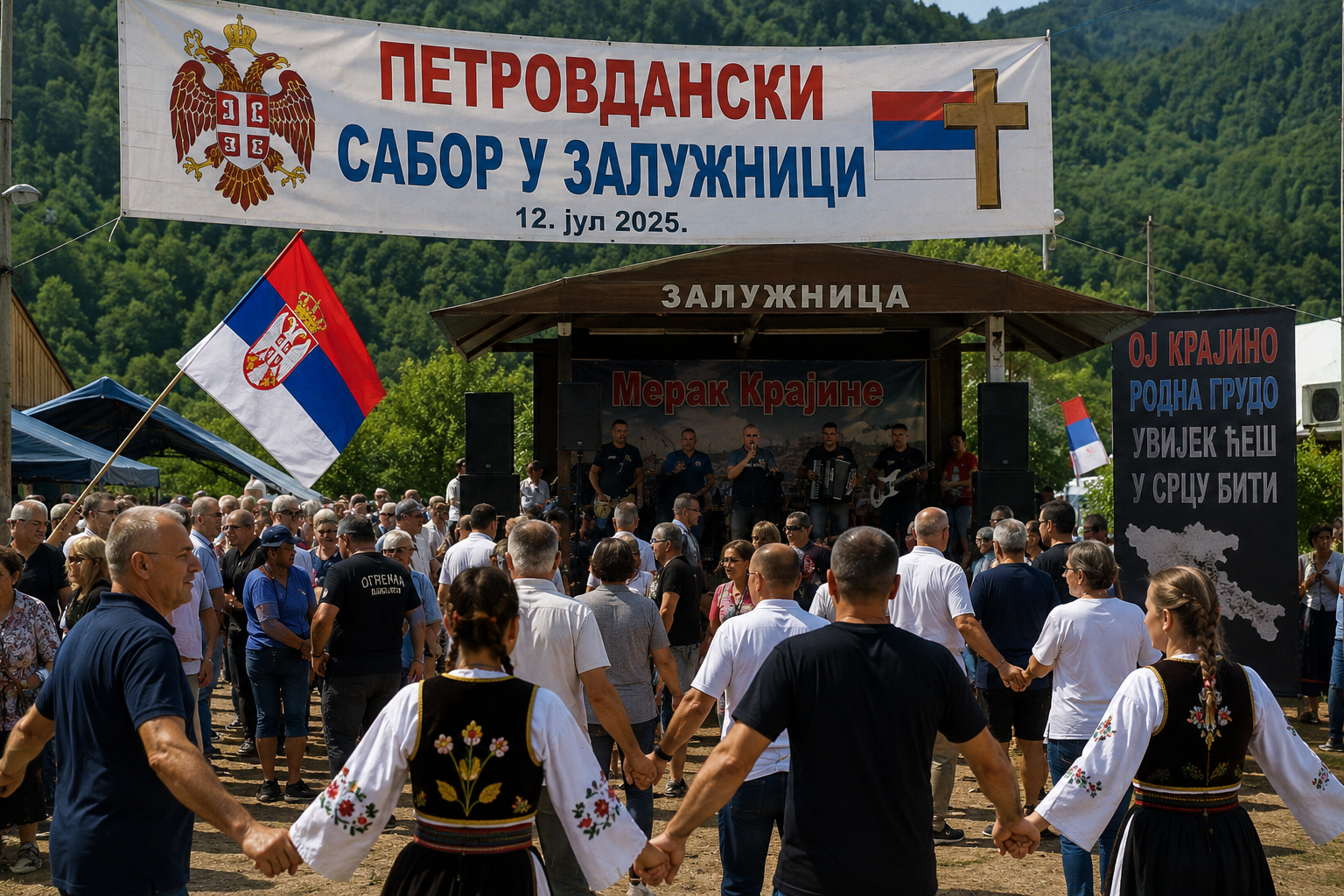 Ako je ovo „srpska kultura“, onda Otočac mora znati što dopušta pred svojim vratima