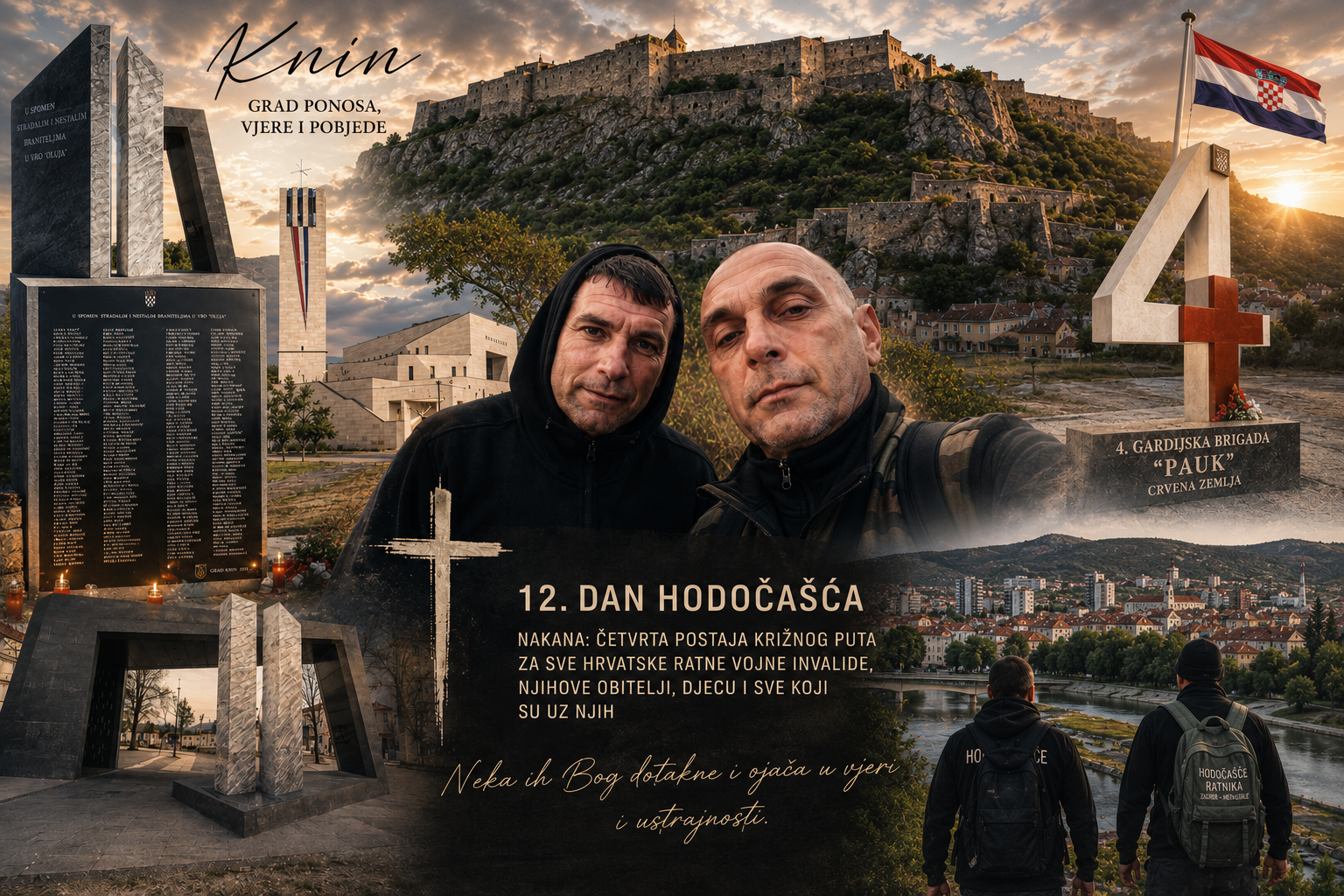12. dan hodočašća iz Knina: Molitva za hrvatske ratne vojne invalide i njihove obitelji