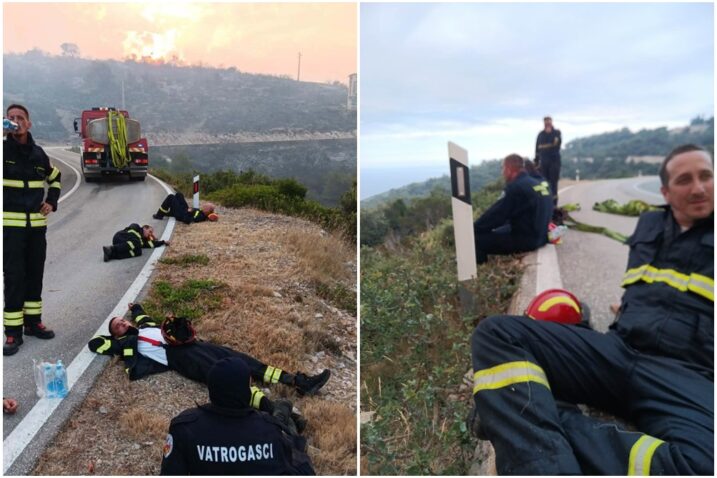 Slike koje govore više od riječi. Ovi su heroji uspjeli staviti veliki požar na Visu pod kontrolom