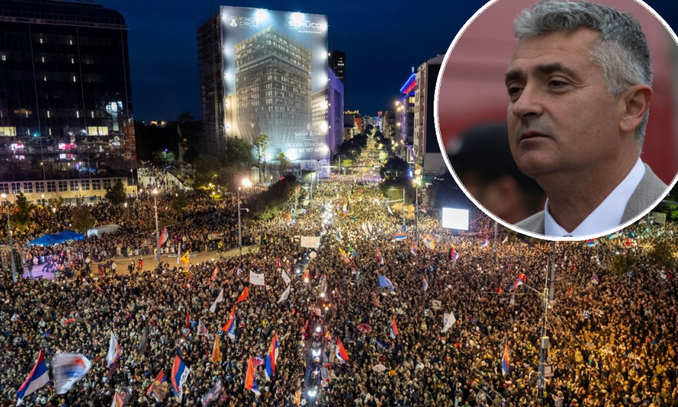 SRBIJA PRED PREKRETNICOM Čovjek koji želi srušiti Vučića progovorio o Hrvatskoj: 'Građanima Srbije sve je jasno'